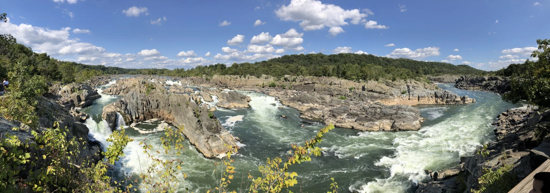 Panoramic view of Great Falls, Virginia
