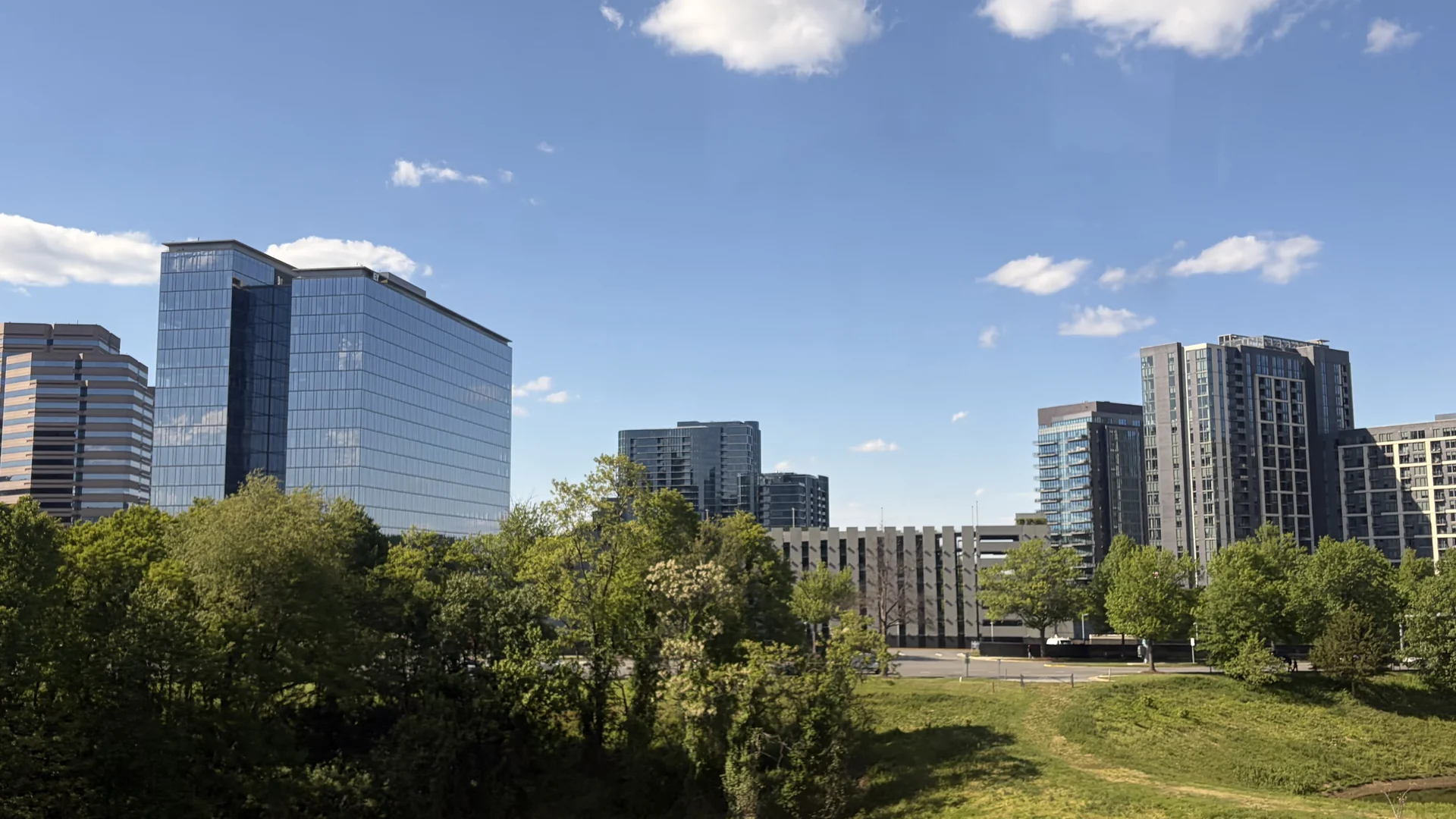 Panoramic view of Tysons, Virginia